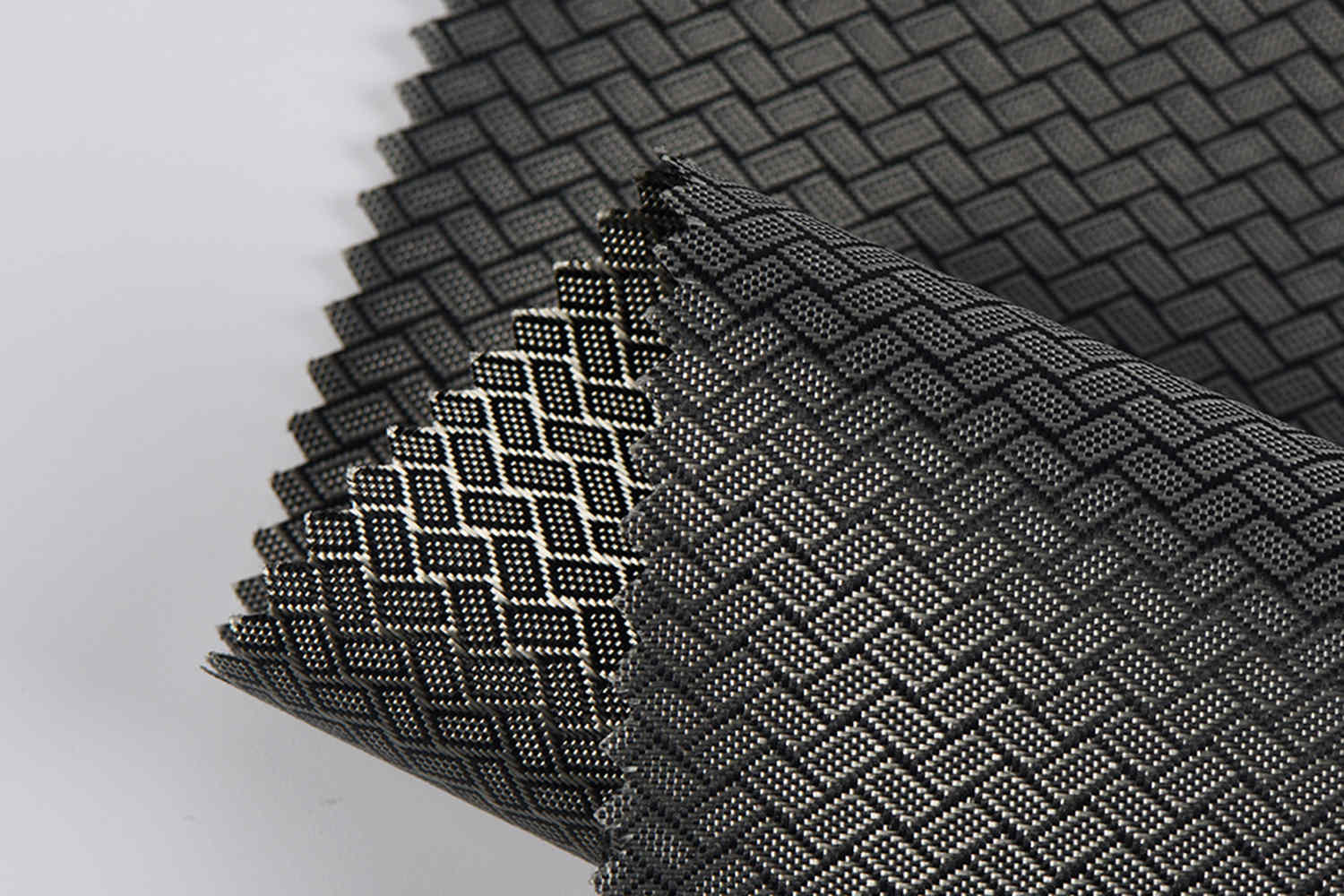 420D waterdichte tweekleurige Jacquard met PU