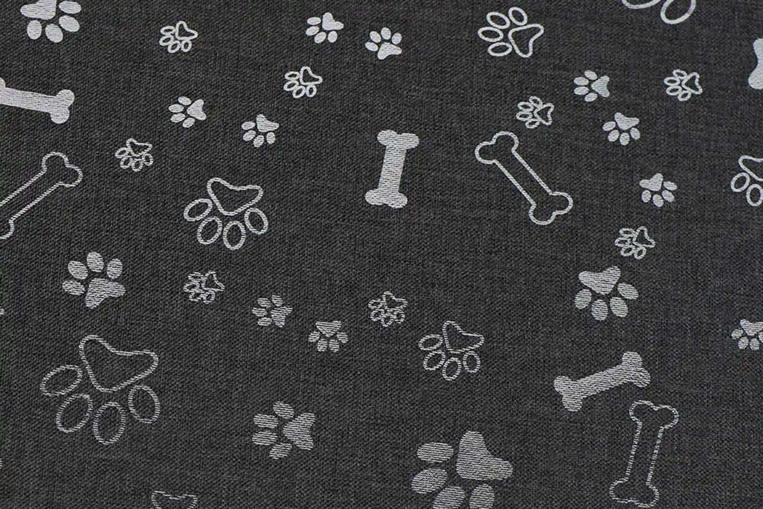 PU gecoat 600d 68t kation met zilveren print